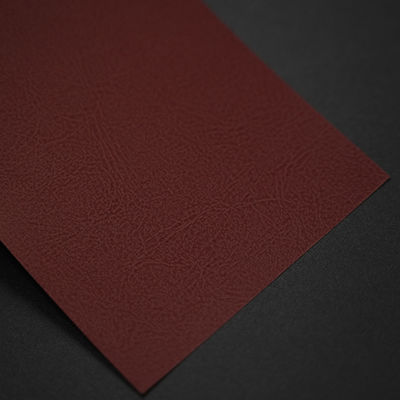 Cowhide Pattern PVC Coated Paper Fancy Color Waterproof Book Binding Paper