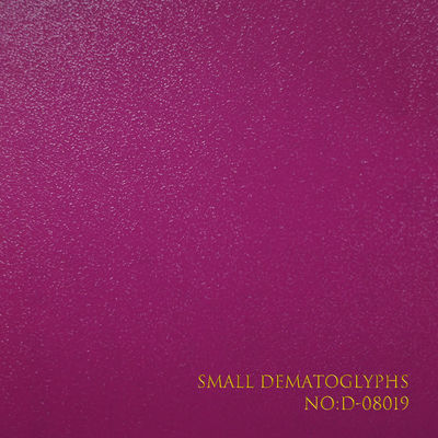 PVC coated paper with cowhide pattern fancy color waterproof PVC book binding paper