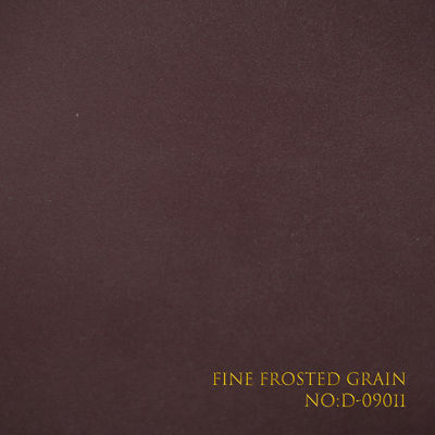 PVC coated paper with cowhide pattern Trace-less folding waterproof paper