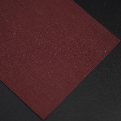Wrapping PVC Card Paper Cover Waterproof With Bark Pattern