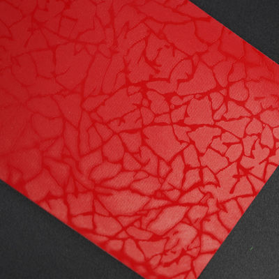 Xiling Crack PVC Wrapping Paper Gravure Printing Customized