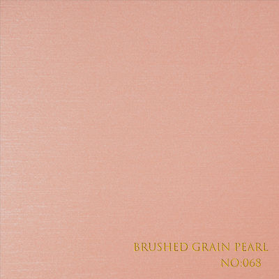 Chemical Pulp Brushed Pearlescent Wrapping Paper Pink For Gift Boxes