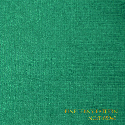 Waterproof Metallic Green Wrapping Paper Customized With Fine Lenny Pattern
