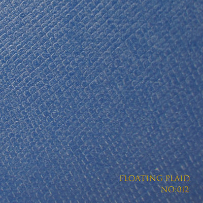 Tear Resistant Leatherette Cover Stock With Floating Plaid
