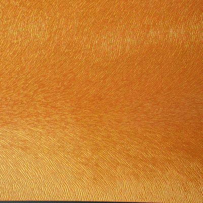 Printable glitter paper with Matt golden orange brushed texture