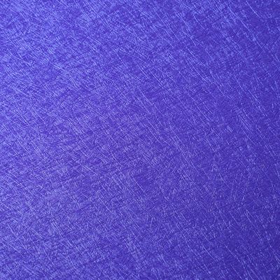 Color customized rolling PVC coated paper Waterproof with Purple straw pattern