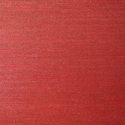 Color Customized Rolling PVC Coated Paper with Matte red brushed grain