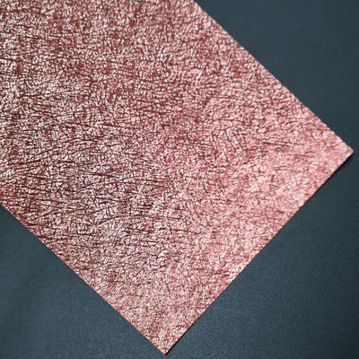 Eco-Christmas Rose Gold Wrapping Paper Recyclable Embossed Rolls For Festive Apparel Candy Hampers