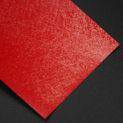 Red PVC Coated Straw Grain Paper for Gift Boxes 200+GSM Waterproof