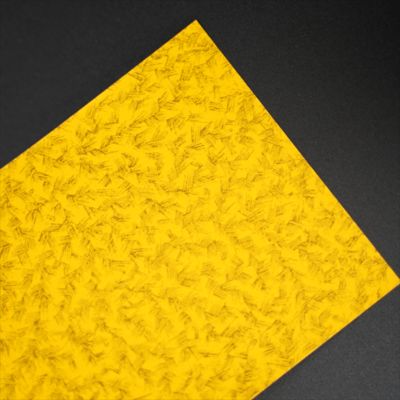 Yellow Coated Waterproof PVC Paper for Long-Lasting Applications Waterproof 0.2mm-0.24mm Thickness Customizable Texture and Size