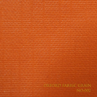 Orange Custom Leatherette Paper Embossed Art Paper 110-500gsm, Gloss or Matt Finish Optional for Luxury Packaging & Book Cover Oxford Fabric Pattern