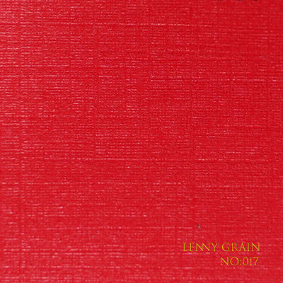 Red Customizable Gloss/Matte Leatherette Paper, Multiple Texture Embossed Art Paper 110-500gsm for Bookbinding and Gift Box