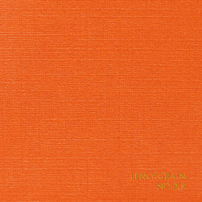 Orange Gift Box Packaging Bag Customizable Gloss/Matte Leatherette Paper, Multiple Texture Embossed Art Paper 110-500gsm For Bookbinding And Gift Box