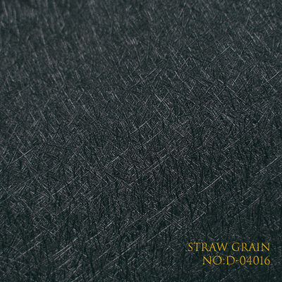Dark Green Thick PVC Coated Paper with Anti-Fake Patterns for High-End Gift Packaging and Passport Covers