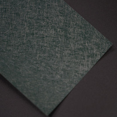 Dark Green Thick PVC Coated Paper with Anti-Fake Patterns for High-End Gift Packaging and Passport Covers