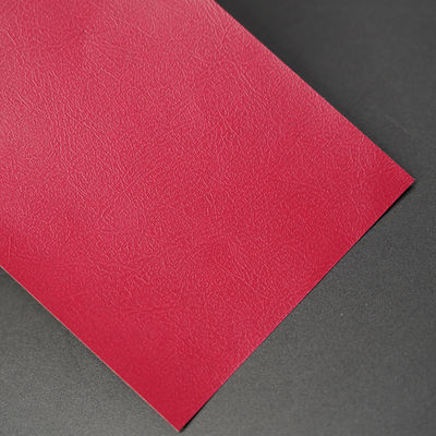 RED PVC Coated Paper For Jewelry Packaging 220gsm, Thick & Luxurious Texture, Gloss/Matte Options For Premium Gift Boxes & Passport Covers Cowhide Grain, Sheepskin Grain