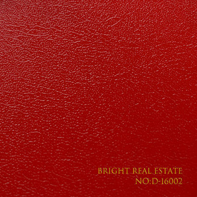 RED Customizable Luxury PVC Laminated Paper 220gsm, High-End Patterns & Adjustable Finish for Jewelry Box & Gift Packaging, Free Samples Offered Cowhide Grain, Sheepskin Grain