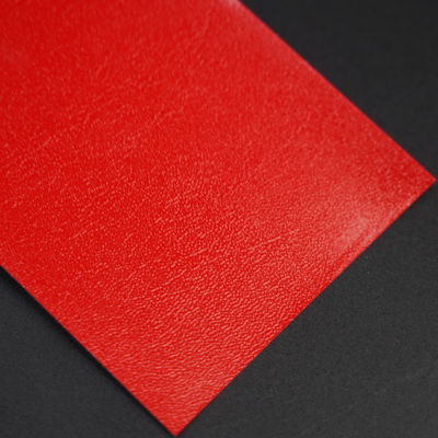 RED Customizable Luxury PVC Laminated Paper 220gsm, High-End Patterns & Adjustable Finish for Jewelry Box & Gift Packaging, Free Samples Offered Cowhide Grain, Sheepskin Grain
