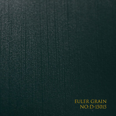 Dark Green Premium Textured PVC Coated Paper 220gsm, Luxurious Embossed Patterns, Custom Gloss/Matte To Elevate Jewelry & Gift Packaging Brand Cowhide Grain, Sheepskin Grain