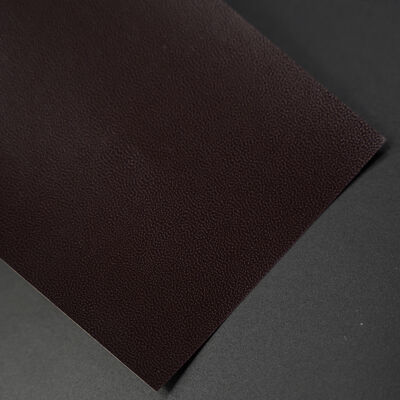 Dark Brown Customizable PVC Coated Paper 220gsm – Single-Color Series With Optional Colors And Textures, PANTONE & Lab/CMYK Digital Color Matching, Factory Direct