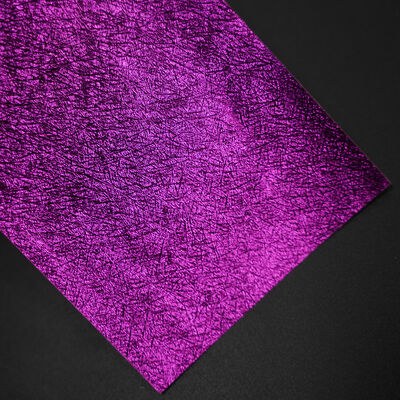 Purple Plum Golden Best Seller 220gsm Environmentally Friendly Glazed PVC Coated Paper - Metallic Series Specialty Binding Paper with Gold Platinum Metal Luster & Lamination