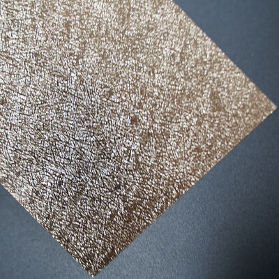 Environmentally Friendly Golden Best Seller 220gsm Glazed PVC Coated Paper - Metallic Series Specialty Binding Paper (Gold Platinum Metal Luster & Lamination)