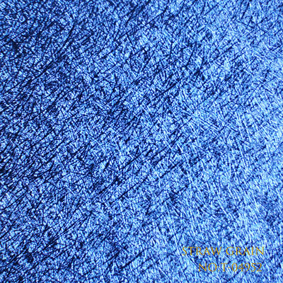 Glazed Gold & Platinum PVC Coated Paper 220gsm - Metallic Luster & Texture, Eco-Friendly Material for Premium Bookbinding & Gift Box Blue