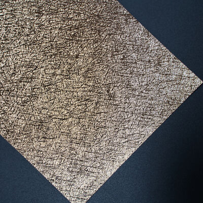 Glazed Gold & Platinum PVC Coated Paper 220gsm - Metallic Luster & Texture, Eco-Friendly Material for Premium Bookbinding & Gift Box Blue
