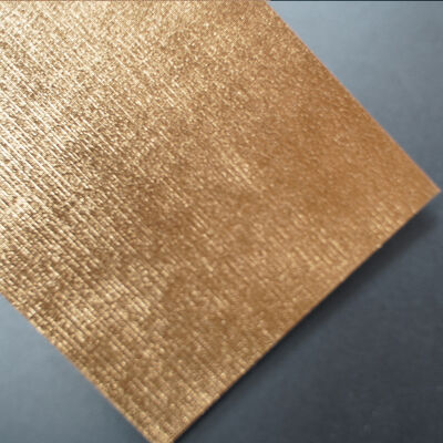 Eco-Friendly Glazed Metallic Paper 220gsm (Gold/Platinum) - Best Selling PVC Coated Paper for Luxury Metal Luster Finishing