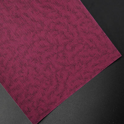 Customizable Two-Tone Marbled PVC Binding Paper 220gsm - Printable For Jewelry/Wine Packaging MOQ 1000m