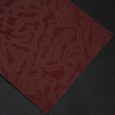 Customizable Light Red PVC Laminated Paper 220gsm - High-End Patterns For Jewelry/Certificate Packaging MOQ 1000m