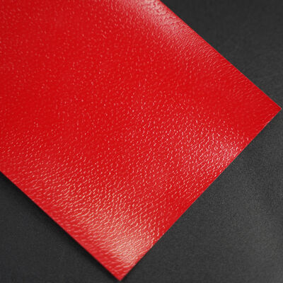 Dark Green Waterproof Light Red PVC Laminated Paper 220gsm - Printable For Wine Boxes/Jewelry Packaging MOQ 1000m Great Lin Pattern