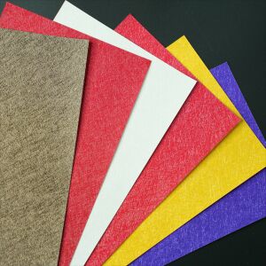 Premium Full Glitter Pearl Marbled PVC Binding Paper 220gsm - Fully Customizable for Luxury Packaging MOQ 1000m